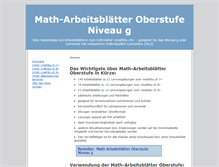 Tablet Screenshot of math-arb.ch